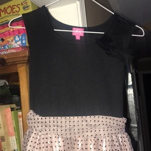 Pink and Black Pinky Party Dress